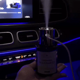 Oferta 1+1 Cadou ! Difuzor Odorizant Auto Portabil 160ml – 5 Moduri, USB, Silențios, Lumină Ambientală