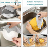 Set 5 Lavete Abrazive care Nu Zgarie, Multifunctionale, Burete de sarma extins 30x30cm