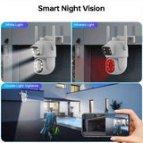 SET 2 Camere Jortan Duble, PTZ Wi-Fi/LAN 9697QJ, Rezolutie 6MP, IP66, Vizualizare Color Nocturna