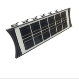 SET 2 LAMPI SOLARE BIDIRECTIONALE CU LUMINA SUS - JOS , 12 LED LUMINA ALB CALD SI RECE