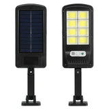 Set 5 x lampa cu incarcare solara Jortan, 8 Celule, 50W, telecomanda + CADOU Masina Profesionala Viking X de tuns sau contur