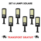 Set 6 x Lampa cu Incarcare Solara, 160 LED-uri COB, telecomanda inclusa, Transport Gratuit