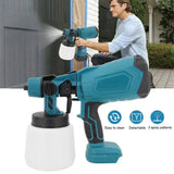 Pistol de vopsit cu 2 acumulatori, 24V, rezervor 800 ML, putere 650 ML/ min