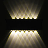SET 2 LAMPI SOLARE BIDIRECTIONALE CU LUMINA SUS - JOS , 12 LED LUMINA ALB CALD SI RECE
