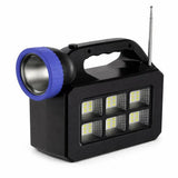 Sistem Solar Portabil Jortan T08, cu 3 Becuri LED, Radio si Powerbank 5000mAh