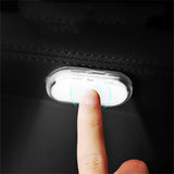 Set 4 Lampi LED Touch Senzor 7 Culori RGB pentru Interiorul Masinii