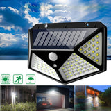Set 6 x Lampa incarcare solara, 100 LED, senzor de mișcare