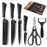 Set de cuțite de bucătărie Engros din oțel inoxidabil, ustensile, cuțite de bucătărie, foarfece, curățător de legume, 6 buc