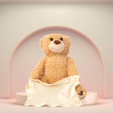 Ursuleț Interactiv de Pluș Cucu-Bau – Peek a Boo, cu Muzică și Mișcare, 30 cm