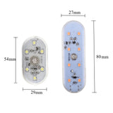 Set 4 Lampi LED Touch Senzor 7 Culori RGB pentru Interiorul Masinii