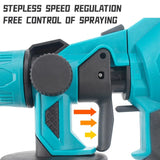 Pistol de vopsit cu 2 acumulatori, 24V, rezervor 800 ML, putere 650 ML/ min