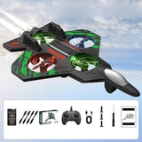 Avion cu Telecomandă Jet Fighter, 4 Motoare, Rotire 360°, 3 Viteze și Lumini LED