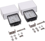Set 3+1 CADOU! Proiectoare LED auto offroad 48W, 16 LED, 12V-24V