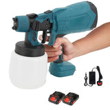 Pistol de vopsit cu 2 acumulatori, 24V, rezervor 800 ML, putere 650 ML/ min