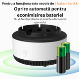 Pachet 1+1 cadou scrumiera electrica inteligenta, cu aspiratie