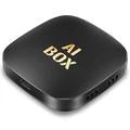Android 13 CarPlay/Android Auto AI Box cu Mirror Link, AirPlay - Negru