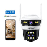 Camera de Supraveghere Jortan 5 Pro Wifi, 9 Megapixeli, Zoom 8X, Night Color, Audio Bidirectional + Card 32GB Inclus