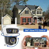 Camera de Supraveghere Jortan 6 Wifi, 9 Megapixeli, Rezolutie 2K, Night Color, Smart Tracking + Card 32GB Inclus