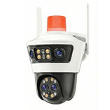 Camera de Supraveghere Jortan 7 Wifi, 12 Megapixeli, Rezolutie 4K, Night Color, Smart Tracking, Alarma + Card 32GB Inclus