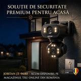 Camera Supraveghere WiFi JORTAN JT-9680, 6MP Dual-Head PTZ + Cablu 5M Cadou, Editie Limitata