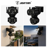Camera Supraveghere WiFi JORTAN JT-9680, 6MP Dual-Head PTZ + Cablu 5M Cadou, Editie Limitata