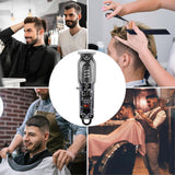 Super-promo! Pachet 2 x Mașină de tuns reîncărcabilă Model TY-8268 Transparent - FARA FIR