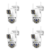 SET 4 Camere Supraveghere Jortan 9697QJ, 6MP, PTZ, Vizualizare Color Nocturna, Wireless/LAN