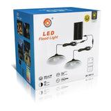 Set 2 lampi solare, LED, IP66, Negru