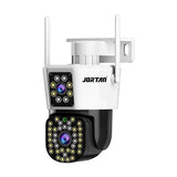 Pachet 2 x  CAMERA DE SUPRAVEGHERE, JORTAN JT-8293, WIFI, IP66, HD WIRELESS, 3 MP, 1920 X 1080 PIXELI , APLICATIA YOOSEE , CARD 32GB