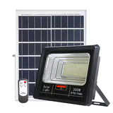 Proiector LED Jortan cu panou solar 200w si telecomanda, IP66
