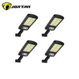 Set 5 x Lampa cu Incarcare Solara Jortan, 8 celule, 50W, Telecomanda