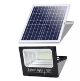 Set 2 x Proiector LED cu panou solar, telecomanda inclusa si senzor de lumina