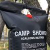 Dus Portabil cu Incalzire Solara, 20L, pentru Camping, Maner Agatare