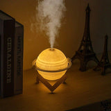 1+1 CADOU Umidificator Planetă Jupiter 3D cu Lumină de Noapte & Încărcare USB – 200ml