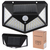 Set 6 x Lampa incarcare solara, 100 LED, senzor de mișcare