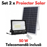 Set 2 x Proiector Solar Jortan 50W