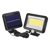 Super-oferta! Proiector solar 100 LED COB senzor de lumina si miscare (Waterproof IP65)