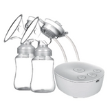 Pompa de San Electrica Dubla – 3 Moduri, 9 Niveluri, Anti-Reflux, Fara BPA, Alba, Portabila cu Alimentare USB