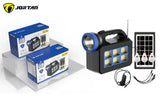 Sistem Solar Portabil Jortan T08, cu 3 Becuri LED, Radio si Powerbank 5000mAh