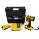 Masina de gaurit si insurubat cu Percutie, Mandrina 6D Metalica 10mm, 30 Accesorii, 2 Acumulatori 48V 1500 mAh Li-Ion Inclusi, 23+1 Trepte Torsiune, 45 Nm, 2 Trepte 500/1500 RPM, Pexor negru-galben