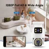 Camera de Supraveghere Dubla Jortan 5K Ultra HD 6MP, 2 Lentile Vedere color noaptea, Rotire 360°, Procesor AI, inteligenta de urmarire, IP66