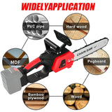 Drujba Motofierastrau Dasgut cu lant 10 inch, 25,4 cm, cu 1Lama, 1Lant si 2Acumulator, Lithium, 48V, 1000 W, 20000rpm