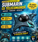 Submarin cu telecomanda, 6 canale, camera, multicolor, jucarie pentru copii