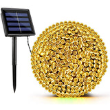 Set 2 Instalații Solare cu 100 LED-uri, 10 m, Diferite culori