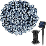 Pachet 3 x Instalatie Solara Liniara, 200 LED-Uri, 20 Metri (Albastru)