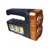 Lanternă LED COB Reîncărcabilă, Încărcare Solară și USB