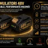 Masina de Tuns Oi Electrica profesionala cu 2 X Acumulatori 48V, 750W, 2X Lame de Rezerva Incluse, 6 Trepte de viteza, 6500 RPM, Pentru oi, capre, alpaca, caini de talie mare și diverse animale