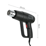 Pistol cu Aer Cald Profesional 2000W, Temperatura Reglabila 60–680°C, Incalzire instanta