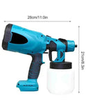 Pistol de vopsit cu 2 acumulatori, 24V, rezervor 800 ML, putere 650 ML/ min