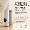 Încălzitor portabil pentru biberoane, Afișaj digital, 6 niveluri de temperatură, Baterie de 5000 mAh, Reîncărcabil